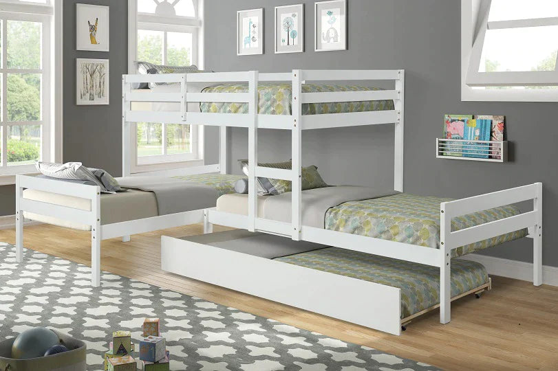 L shaped sales bed with trundle